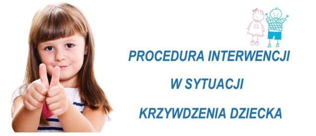 plakat procedury interwencji - krzywdzenie dzieci