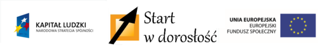 loga Start w dorosłość